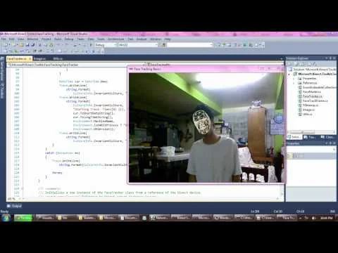 Video thumbnail: Face detection with Kinect