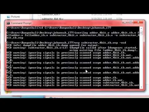 Video thumbnail: Four-bit adder and subtractor